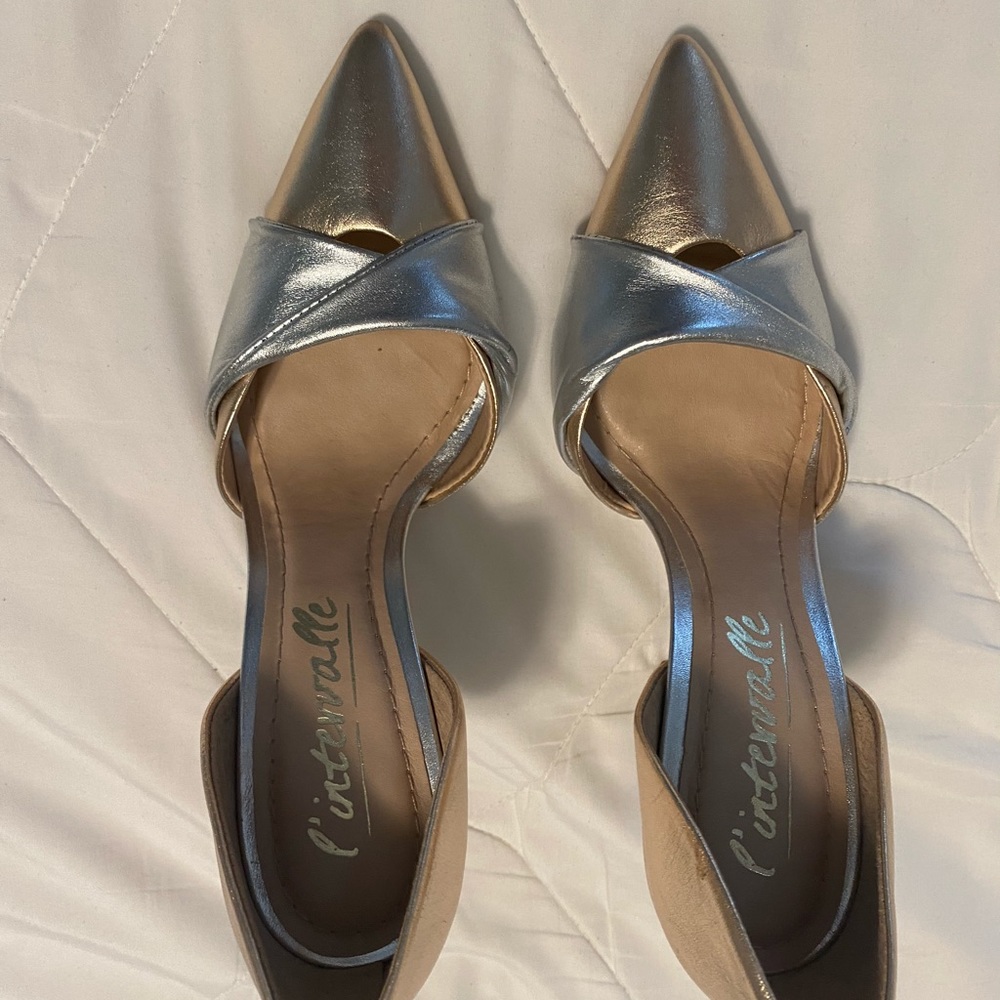 Shoes - silver and gold - Picture 3 of 5
